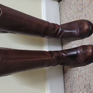 Steve Madden Vintage Genuine leather riding boots. Brown, size 6.5